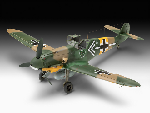 Revell Messerschmitt Bf109 G-2/4 1/32 modelis su dažais ir klijais
