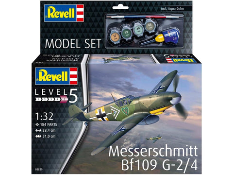 Revell Messerschmitt Bf109 G-2/4 1/32 modelis su dažais ir klijais