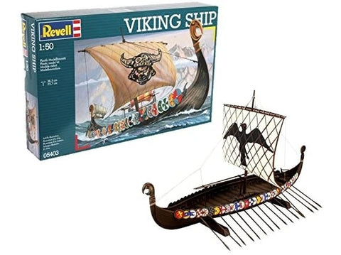 Revell Vikingų laivas 1:50 – plastikinis surenkamas modelis (38,5 cm)