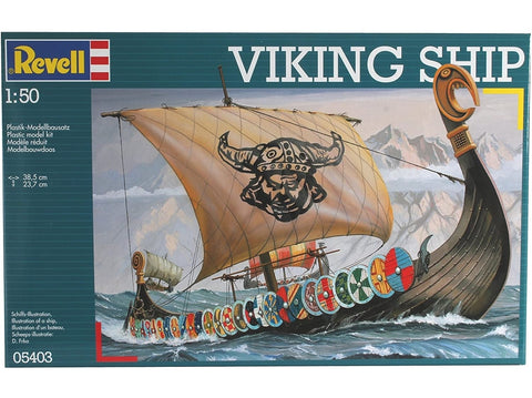 Revell Vikingų laivas 1:50 – plastikinis surenkamas modelis (38,5 cm)