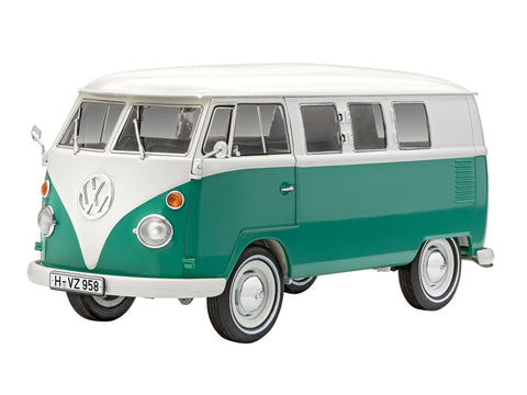 Revell VW T1 mikroautobusas 1/24 plastikinis surinkimo rinkinys, 18 cm