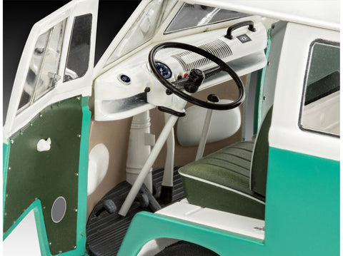 Revell VW T1 mikroautobusas 1/24 plastikinis surinkimo rinkinys, 18 cm
