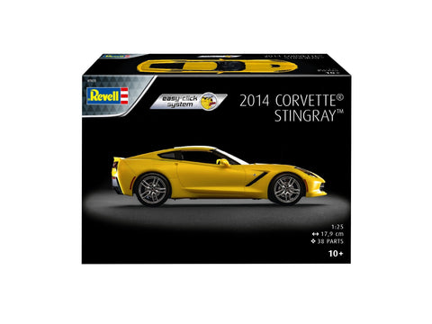 Chevrolet Corvette Stingray 2014 modelis be klijų Revell easy-click 1/25 07825