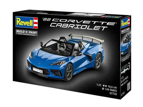 Revell Chevrolet Corvette C8 Cabriolet 1:25 plastikinis modelis
