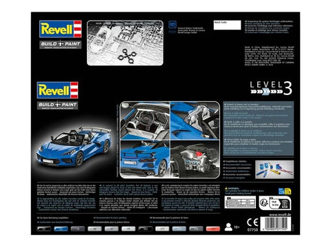 Revell Chevrolet Corvette C8 Cabriolet 1:25 plastikinis modelis