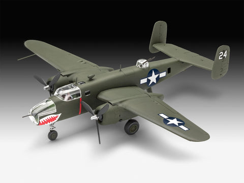 Revell B-25 Mitchell Click System 1/72 surenkamas lėktuvo modelis be klijų