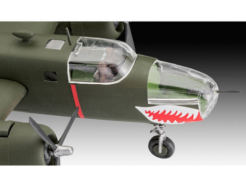 Revell B-25 Mitchell Click System 1/72 surenkamas lėktuvo modelis be klijų