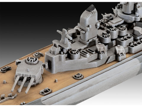 Revell USS New Jersey karo laivo modelis 1:1200 dovanų rinkinys