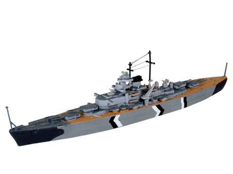 Revell Bismarck laivo modelio dovanų rinkinys 1:1200