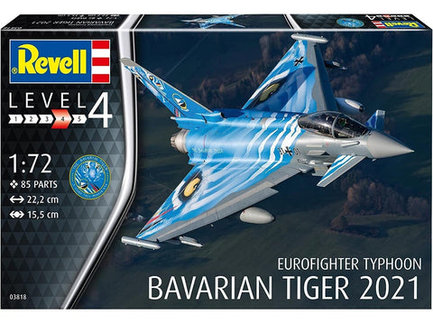 Revell Eurofighter Typhoon Bavarian Tigers 2021 1:72 plastikinis modelis