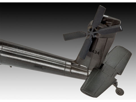 Revell AH-64A Apache 1/100 dovanų rinkinys su dažais ir klijais