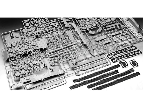 Revell Leopard 2 A6/A6NL tankas 1/35 – dovanų rinkinys su dažais, klijais