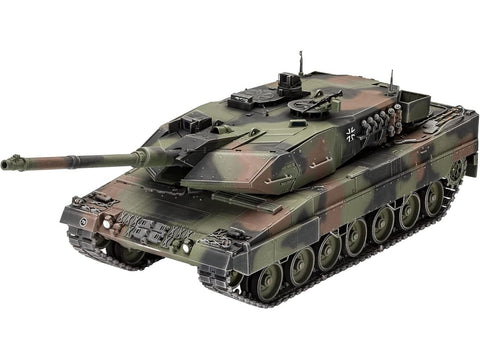 Revell Leopard 2 A6/A6NL tankas 1/35 – dovanų rinkinys su dažais, klijais