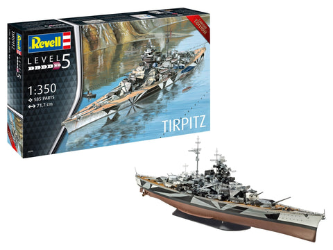 Revell Tirpitz vokiečių mūšio laivas 1/350 plastikinis modelis