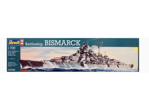 Revell Bismarck mūšinis laivas 1:700 – plastikinis surinkimo modelis (05098)