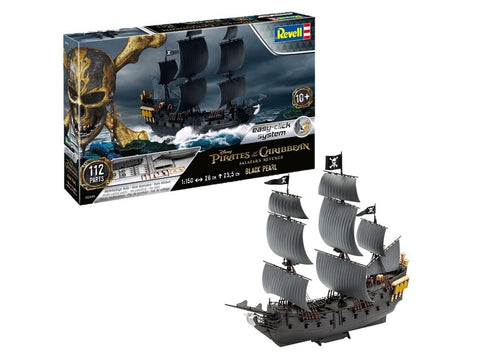 Revell Black Pearl easy-click 1/150 plastikinis laivo modelis, 26 cm