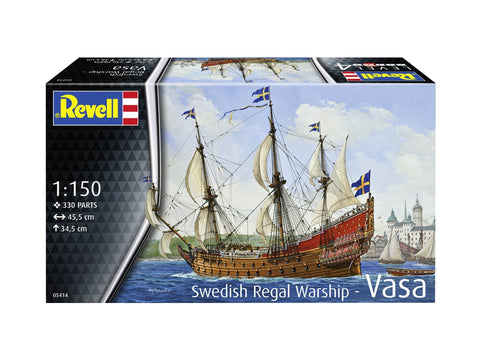 Revell Vasa – Švedijos karališkasis karo burlaivis 1:150, surenkamas