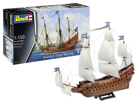 Revell Vasa – Švedijos karališkasis karo burlaivis 1:150, surenkamas
