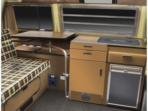 Revell VW T2 Camper 1:24 Click System plastikinis modelis (be klijų)