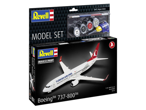 Revell Boeing 737-800 Turkish Airlines rinkinys 1/144, plastikinis modelis