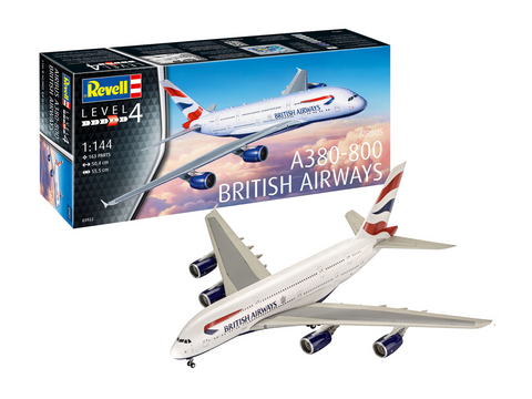 Revell Airbus A380-800 British Airways 1/144 plastikinis modelis