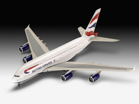 Revell Airbus A380-800 British Airways 1/144 plastikinis modelis