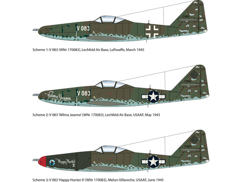 Revell Messerschmitt Me 262A-1a/U4 surenkamas lėktuvo modelis 1/32, 39,8 cm