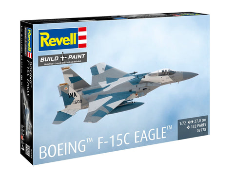 Revell Boeing F-15C Eagle 1/72 plastikinis lėktuvo modelis