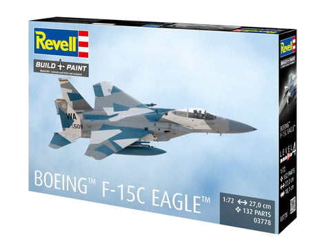 Revell Boeing F-15C Eagle 1/72 plastikinis lėktuvo modelis