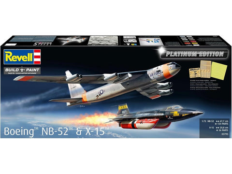 Revell Boeing NB-52 ir X-15 plastikinis modelis 1/72 (66 cm), 13+