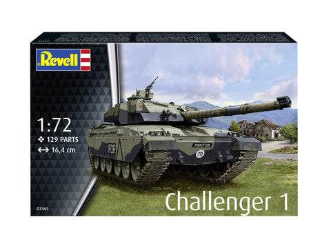 Revell Challenger 1 tanko modelis 1/72, plastikinis, 03365