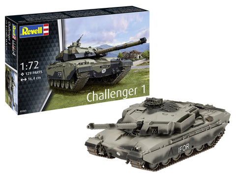 Revell Challenger 1 tanko modelis 1/72, plastikinis, 03365