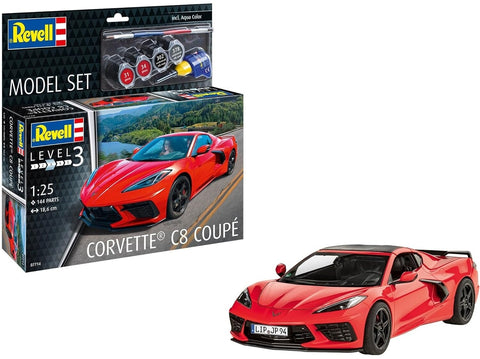 Revell Chevrolet Corvette C8 Coupe dovanų rinkinys 1/25 (67714)