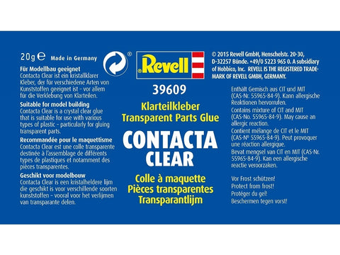 Revell Contacta Clear klijai skaidrioms detalėms, 20 g (39609)