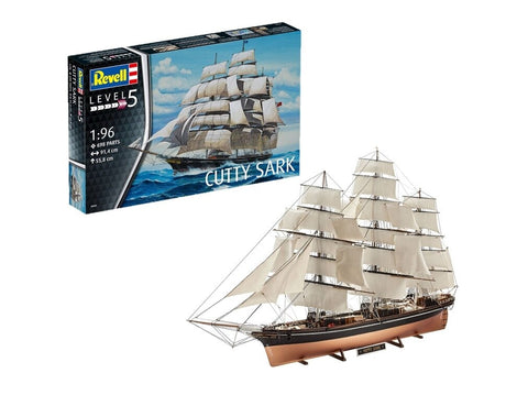 Revell Cutty Sark laivo modelis 1:96, 91,4 cm plastikinis rinkinys