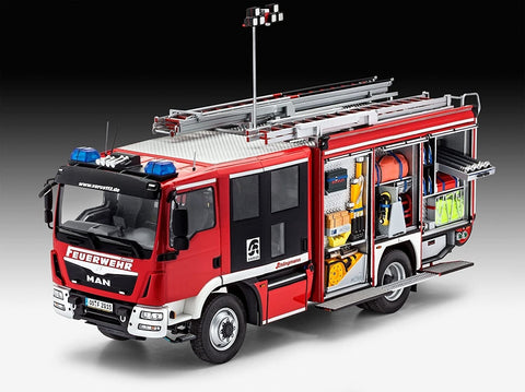 Revell Schlingmann HLF 20 Varus 4x4 gaisrinės plastikinis modelis 1/24