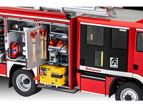 Revell Schlingmann HLF 20 Varus 4x4 gaisrinės plastikinis modelis 1/24