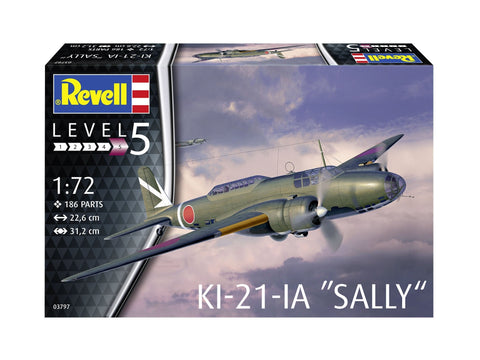Revell Mitsubishi Ki-21-Ia Sally 1/72 plastikinis lėktuvo modelis