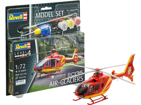 Revell EC135 Air-Glaciers sraigtasparnis 1/72 – dovanų rinkinys