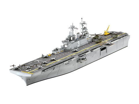 Revell USS Wasp klasės desantinis laivas, dovanų rinkinys 1/700 (65178)