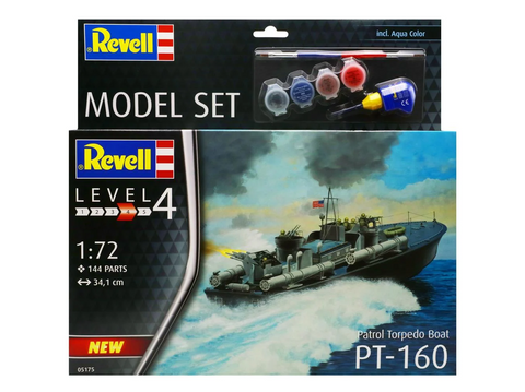 Revell torpedinis kateris PT-559/PT-160 dovanų rinkinys, 1/72
