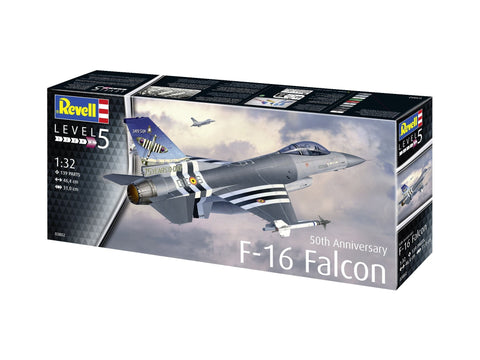 Revell F-16 Fighting Falcon 1/32 – 50-mečio jubiliejinis rinkinys