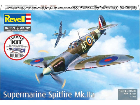 Revell Supermarine Spitfire Mk IIa dovanų rinkinys – modelis 1:72