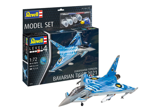Revell Eurofighter Typhoon Bavarian Tiger 2021 1/72 dovanų rinkinys