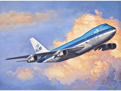 Revell Boeing 747-200 dovanų rinkinys 1/450 su dažais ir klijais