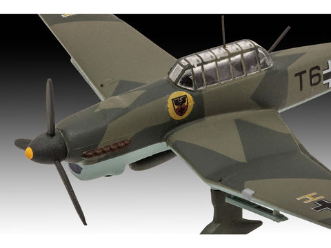 Revell Messerschmitt Bf 109E & Ju 87B Stuka dovanų rinkinys 1/144 su dažais