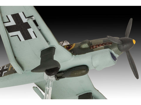 Revell Messerschmitt Bf 109E & Ju 87B Stuka dovanų rinkinys 1/144 su dažais