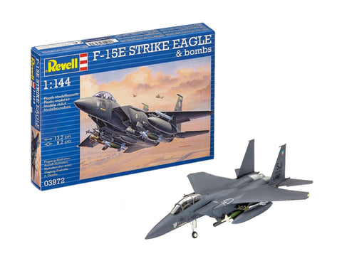 Revell F-15E Strike Eagle 1:144 plastikinis lėktuvo modelis su bombomis