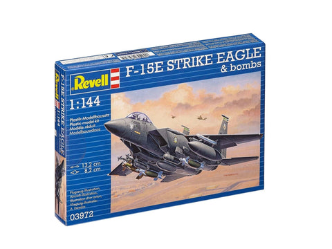 Revell F-15E Strike Eagle 1:144 plastikinis lėktuvo modelis su bombomis