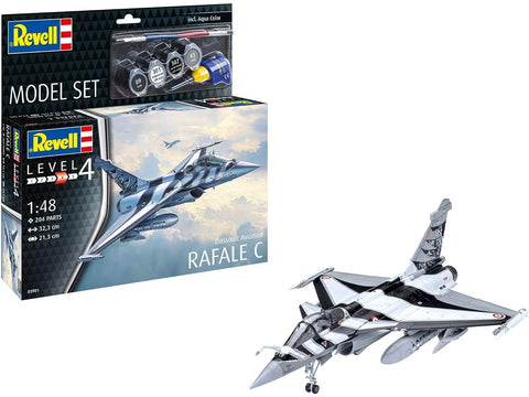 Revell Dassault Rafale C 1/48 plastikinis modelis – dovanų rinkinys